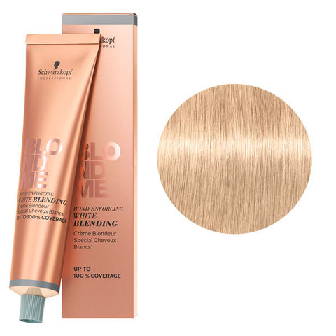 Schwarzkopf Blondme White Blending Sand - Осветляющий крем для седых волос Песок