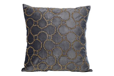 Подушка декоративная 45x45 Garda Decor Восьмерки синяя