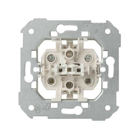 Механизм выключателя двухполюсного с индикатором - 16AX 250В~. Simon 82. 75134-39