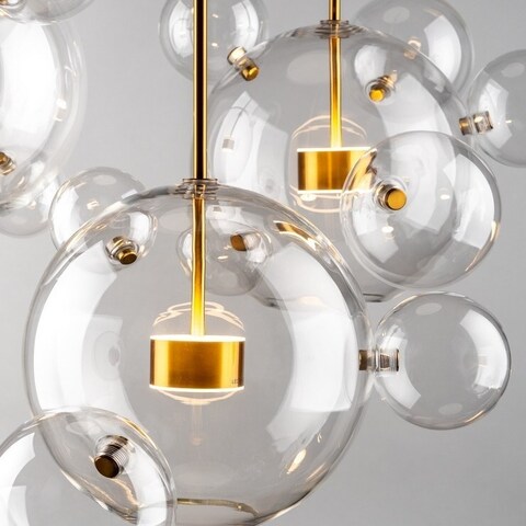 Люстра Balls Circular 14 Bubbles Gold D40