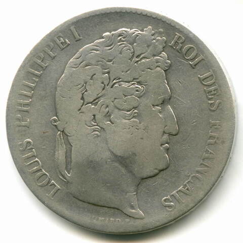 5 франков 1836. Франция (F)