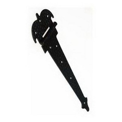 Петля AMIG 554-250х2 накладная чёрная      6419