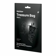 Черный мешочек для хранения игрушек Treasure Bag L - 