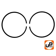 Кольцо поршневое UNITED PARTS d56мм, компл 2шт, для STIHL TS700/800 11150343013 (90-1139)