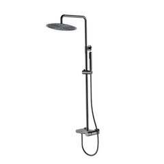 Boheme 128-SGM.4 Стойка для душа STICK SHINE GUN METAL SPIRALE фото