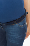 Утепленные джинсы для беременных (SKINNY) 09579 синий