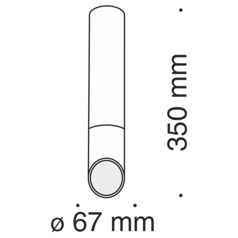 Потолочный светильник Technical Lipari C026CL-01W