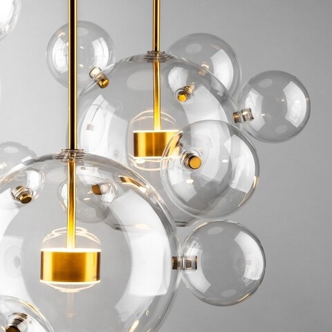 Люстра Balls Circular 14 Bubbles Gold D40