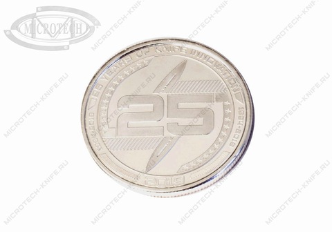 Microtech 25 Year Silver Anniversary Coin