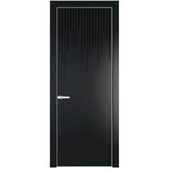 Межкомнатная дверь эмаль Profil Doors 8PE блэк глухая