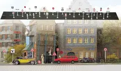 Bush Набор городских знаков в европейском стиле