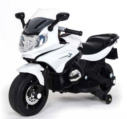 Электромотоцикл Rivertoys белый M444MM