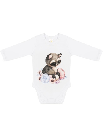 Боди с красивым принтом "Енотик"