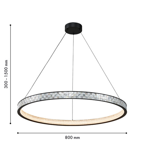 Подвесная светодиодная люстра Favourite Shelty 4704-8P