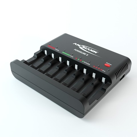 Быстрое зарядное устройство Powerline 8 (AA, AAA)