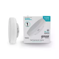 Лампа Gauss LED Basic GX53 11.5W 1095lm 4000K  20849212
