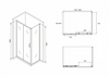 Abber Schwarzer Diamant AG30160BH-S80B Душевой уголок, 160x80x195