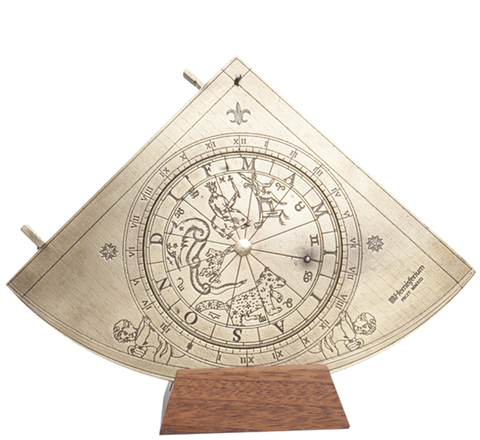 Квадрант Гюнтера Hemisferium Gunter's Quadrant бронза