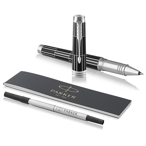 Ручка-роллер Parker Premier, Black CT (1931403)