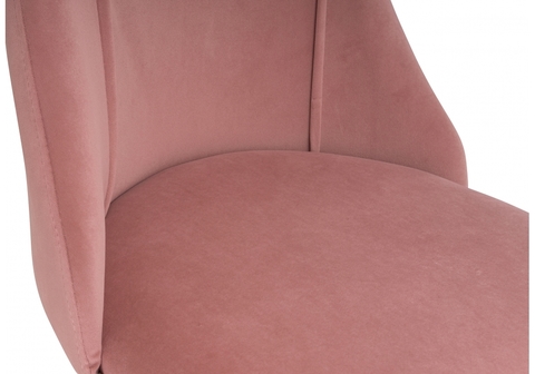 Офисное кресло для персонала и руководителя Компьютерное Kosmo розовое 52*52*87 Черный /Розовый