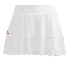 Юбка теннисная Adidas Tennis Match Skirt ENG W - white/scarlet