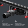 Am.Pm W01SC-S11-060-05BM MasterFlow Трап для душа линейный универс затвор Slim line 60см цвет черн мат