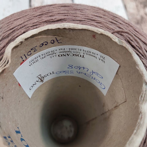 Хлопок со льном TOSCANO GOMENA 380 холодное какао