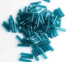 Стеклярус Тохо 9 мм 0007BD морская волна