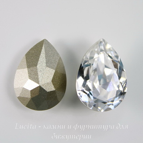 4320 Ювелирные стразы Сваровски Капля Crystal (18х13 мм) ()