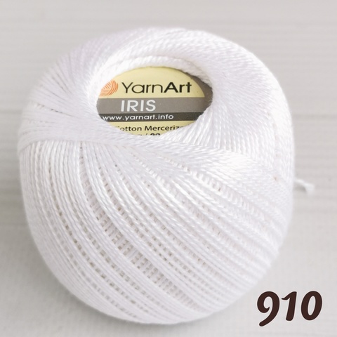 YARNART IRIS 910, Белый