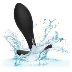 Черная анальная пробка для ношения Teardrop Plug - 