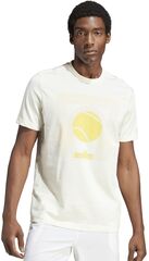 Теннисная футболка Adidas Graphic Tennis T-Shirt - ivory