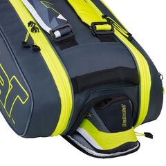 Теннисная сумка Babolat Pure Aero RHX6 - grey/yellow/white
