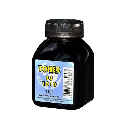Тонер БУЛАТ для HP LJ 1010 (Чёрный, банка 110 г)