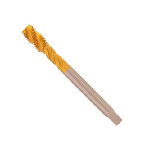 Метчик №12 -24-UNC (Машинный, винт.) DIN371 HSSE-TiN C/2-3P R45 70мм a=4,9 H-Tools 74712ETHT