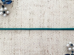 Резинка шляпная, d 2,5 мм, морская волна