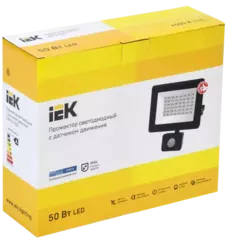 Прожектор СДО 06-50Д светодиодный черный IP65 6500 K IEK  LPDO602-50-65-K02