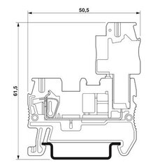 ST 2,5/ 1P BU-Проходные клеммы