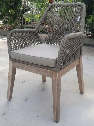 Кресло деревянное плетеное Tagliamento Belle, натуральный