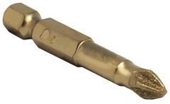 ОптСнабТорг | Бита отверточная ПРАКТИКА Эксперт-Алмаз PH-2 х 50мм Tin (1шт), блистер (776-669)