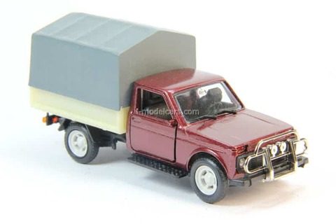 VAZ-2302 FVK Bison dark red (with awning) Agat Mossar Tantal 1:43