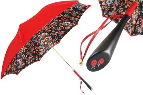 Зонт-трость Pasotti Ladybug Umbrella, Double Cloth, Италия.
