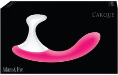 Розовый вибростимулятор простаты LArque Prostate Massager - 17,8 см. - 