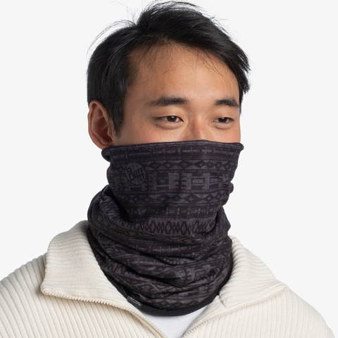 Шарф-труба с флисом двухсторонний Buff Polar Reversible Urid Black фото 2