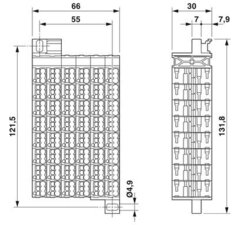 PTMC 1,5/48-3 /BU 19Z-Сотовая клемма