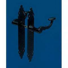 Ручка дверная AMIG 100-280х45 (100Р-280*45) чёрная нажимная (1/20) 6100