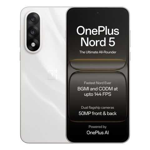 Смартфон OnePlus Nord 5 12/512 ГБ, 2 nano SIM, Белый | Marble Sands (CPH2709)