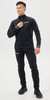 Костюм для лыж и зимнего бега Nordski Core Black/Grey мужской