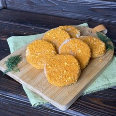 Котлеты рыбные из трески / 480 гр