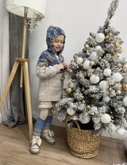 МК Худи Космос, пряжа BOUCLE ALPACA и пряжа OUCLE COTTON от O’YARN